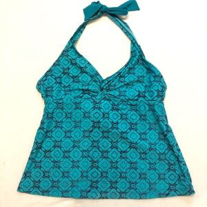 Converse swimsuit tankini top medium blue boho